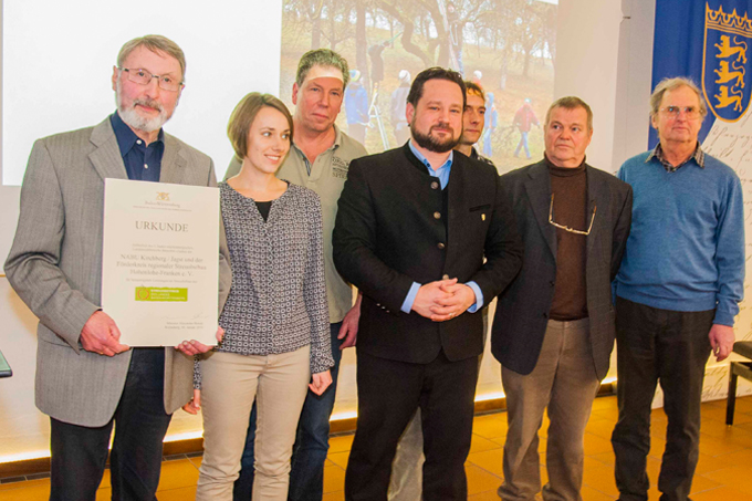 Streuobstpreis für NABU-Kirchberg - Foto: Hartmut Volk