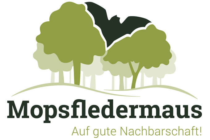 Logo Projekt Schutz und Förderung der Mopsfledermaus in Deutschland