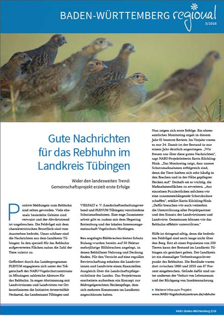 Naturschutz heute Baden-Württemberg 3/2018