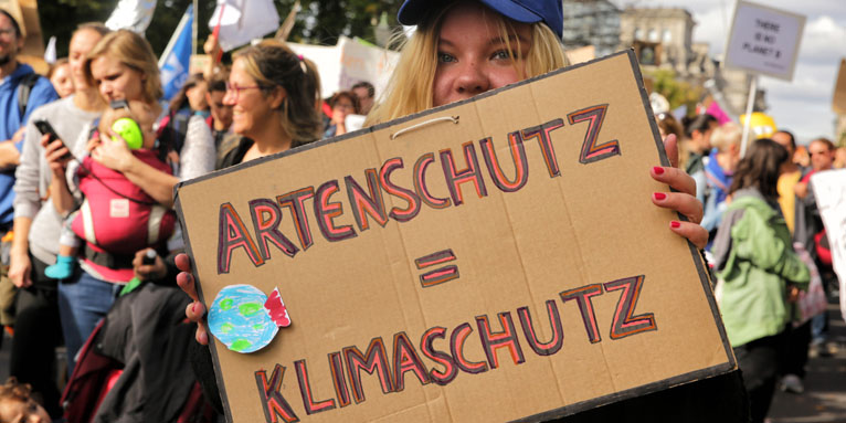 Klimastreik - Foto: NABU/Volker Gehrmann